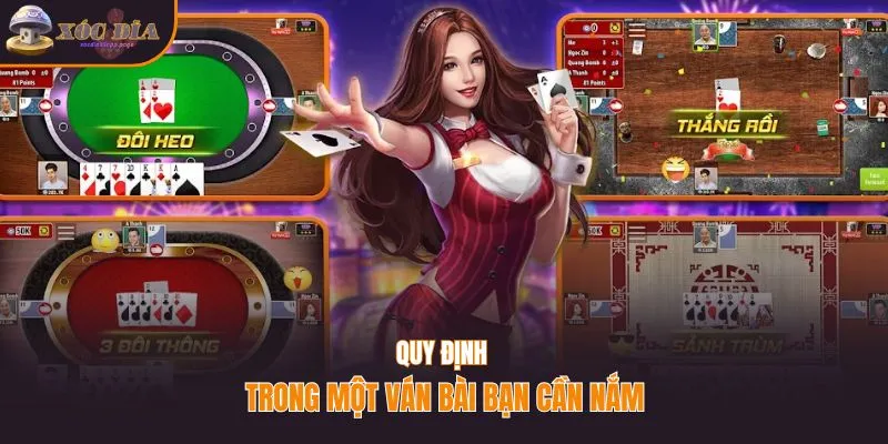 Quy định trong một ván tiến lên đếm lá bài bạn cần nắm